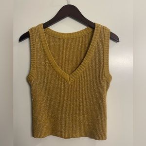 Gold Sweater Vest